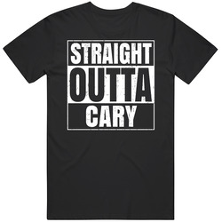 Straight Outta Cary North Carolina City Compton Parody Grunge Unisex Cotton Tee Classic T Shirt