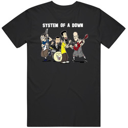 System Of The Down Cartoon Unisex Cotton Tee Classic T Shirt