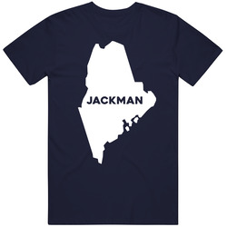 Jackman Maine Custom City Patriotic Usa Unisex Cotton Tee Classic T Shirt
