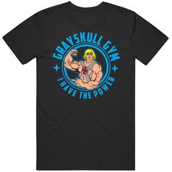 He-man T-shirt Grayskull Tee Gym Funny Cartoon Unisex Cotton Tee Classic T Shirt