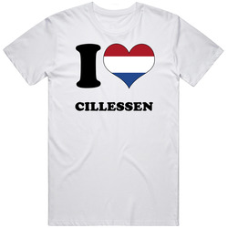 Jasper Cillessen Netherlands Gk I Love Heart Ladies Football Soccer World Cup Unisex Cotton Tee Classic T Shirt