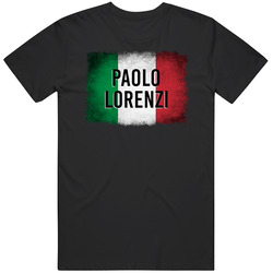 Country Flag Paolo Lorenzi Italy Tennis Olympics Unisex Cotton Tee Classic T Shirt