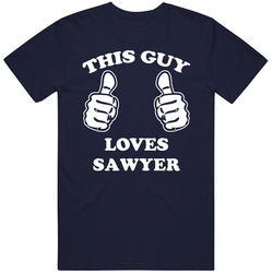 Sawyer Michigan This Guy Loves Unisex Cotton Tee Classic T Shirt