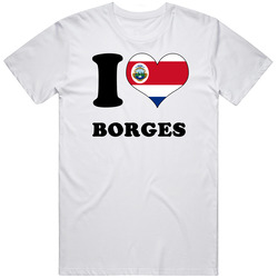 Celso Borges Costa Rica Mf I Love Heart Ladies Football Soccer World Cup Unisex Cotton Tee Classic T Shirt