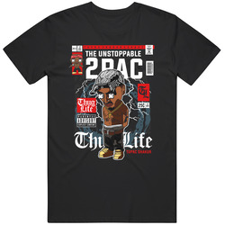 2pac Inspired  Comic Book  Collectible Pop Culture Unisex Cotton Tee Classic T Shirt