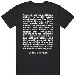 John S. Unisex Cotton Tee Classic T Shirt