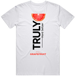 Truly Hard Seltzer Grapefruit Halloween Costume Alcohol Drink Unisex Cotton Tee Classic T Shirt