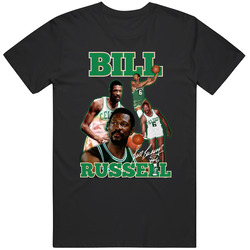 Bill Russell Unisex Cotton Tee Classic T Shirt