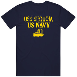 Uss Sequoia Us Navy Ship Crew Unisex Cotton Tee Classic T Shirt