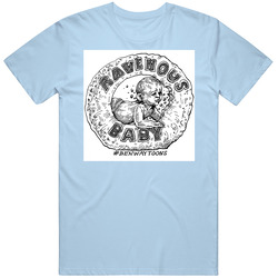 Rav Baby #1 Light Blue Unisex Cotton Tee Classic T Shirt