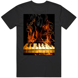 Keys & Flames Unisex Cotton Tee Classic T Shirt
