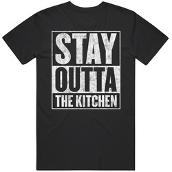 Stay Outta The Kitchen Pickleball Fan Worn Look Unisex Cotton Tee Classic T Shirt