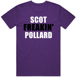 Scot Pollard Freakin Sacramento Basketball Sports California Unisex Cotton Tee Classic T Shirt