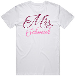 Mrs Schweich Last Name Funny Unisex Cotton Tee Classic T Shirt