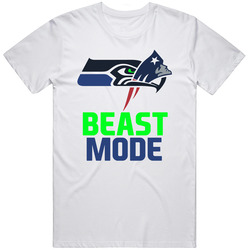 Superbowl Marshawn Lynch Beast Mode Deflate Gate Unisex Cotton Tee Classic T Shirt