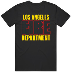 Los Angeles Fire Department Personalized City Unisex Cotton Tee Classic T Shirt