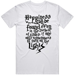 Hp Happiness Can Be Found Unisex Cotton Tee Classic T Shirt