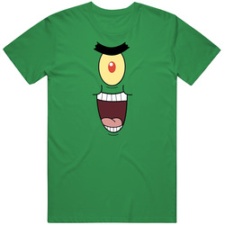 Plankton Evil Laugh Halloween Costume Spongebob Neck gaiter Unisex Cotton Tee Classic T Shirt