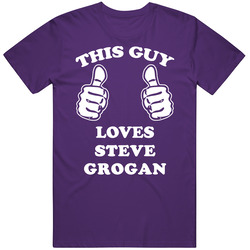 Steve Grogan Kansas Sports This Guy Loves Unisex Cotton Tee Classic T Shirt