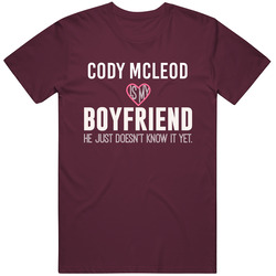 Cody Mcleod Is My Boyfriend Just Doesnt Know Colorado Hockey Player Unisex Cotton Tee Classic T Shirt