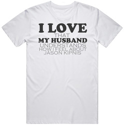 I Love My Husband Jason Kipnis Cleveland Funny Baseball Unisex Cotton Tee Classic T Shirt