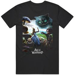 Alice In Wonderland Cheshire Cat Unisex Cotton Tee Classic T Shirt