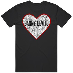 Danny Devito Heart Love Adore Comedian Comedy Worn Look Cool Fan Unisex Cotton Tee Classic T Shirt