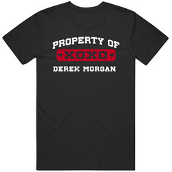 Derek Morgan I Love Property Of Unisex Cotton Tee Classic T Shirt