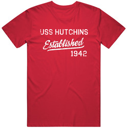 Uss Hutchins Established 1942 Us Navy Grunge Unisex Cotton Tee Classic T Shirt
