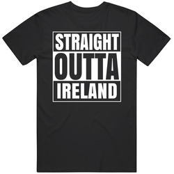 Straight Outta Ireland Country Pride Compton Parody Unisex Cotton Tee Classic T Shirt