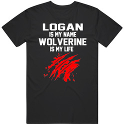 Logan Is My Name Wolverine Is My Life Old Man Logan Movie Unisex Cotton Tee Classic T Shirt