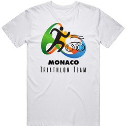 Monaco Triathlon Team Rio 2016 Olympic Event Logo Unisex Cotton Tee Classic T Shirt