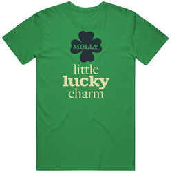 Molly Lucky Little Charm St Patrick's Day Irish Custom Name Gift Unisex Cotton Tee Classic T Shirt