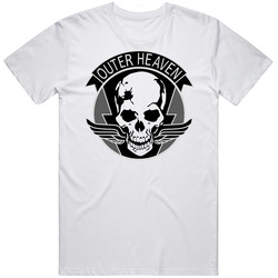 Outer Putih Unisex Cotton Tee Classic T Shirt