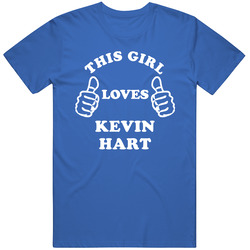This Girl Loves Kevin Hart Chicago Baseball Unisex Cotton Tee Classic T Shirt