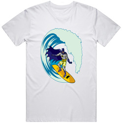 The Batman Surfing Funny Picture Unisex Cotton Tee Classic T Shirt
