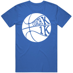 Coach K 1k Duke Basketball History Unisex Cotton Tee Classic T Shirt