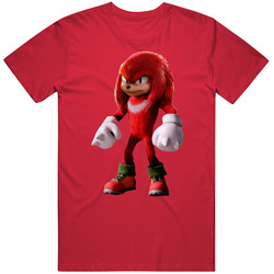 Sonic 2 Knuckles Movie Character Fan Unisex Cotton Tee Classic T Shirt