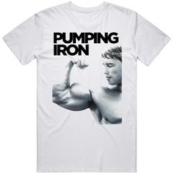 Pumping Iron Arnold Schwarzenegger Trending Gym Movie Workout Unisex Cotton Tee Classic T Shirt