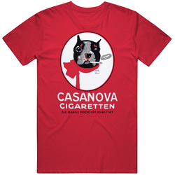 Boston Terrier, T-shirt, Ludwig Hohlwein, Casanova, Cigarettes, Dog Unisex Cotton Tee Classic T Shirt