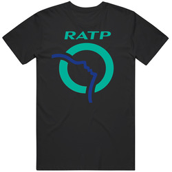 Paris Metro Ratp Man Black Unisex Cotton Tee Classic T Shirt