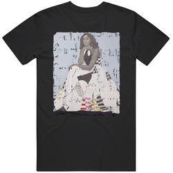 Cool Michelle Obama Portrait Grunge Unisex Cotton Tee Classic T Shirt