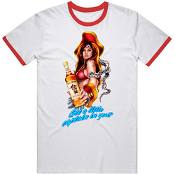 Captain Morgan Sexy Unisex Cotton Tee Classic T Shirt