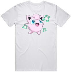 Super Smash Bros. - Jigglypuff - Cute White Unisex Cotton Tee Classic T Shirt