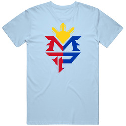 Pacman Pinas - Light Blue Fit Unisex Cotton Tee Classic T Shirt