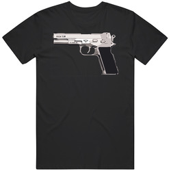 The Quotable Tees Men's Bren Ten Pistol Gun Owner Artistic Style Unisex Cotton Tee Classic T Shirt