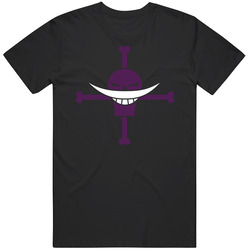 One Piece White Beard Pirates Flag Anime Manga Size Youth Small To 6xl Unisex Cotton Tee Classic T Shirt