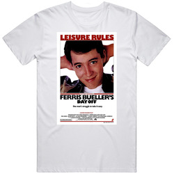Ferris Bueller's Day Off Retro Movie  Fan Unisex Cotton Tee Classic T Shirt