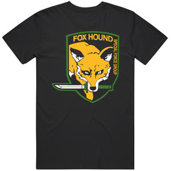 B Mtal Ger Solid Foxhound Logo 2 Unisex Cotton Tee Classic T Shirt