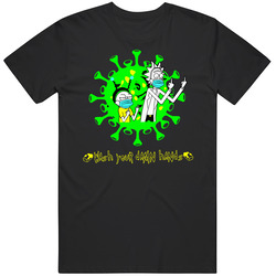 Funny Rick And Morty  Wash Your Damn Hands Unisex Cotton Tee Classic T Shirt